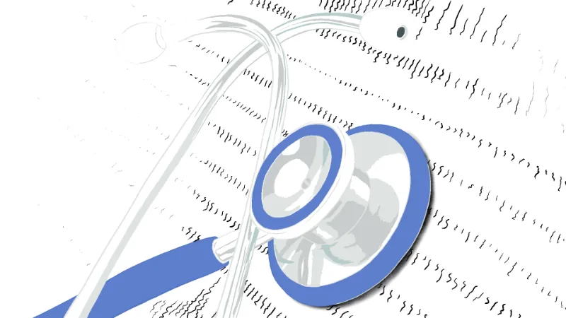 A stethoscope on some paperwork.