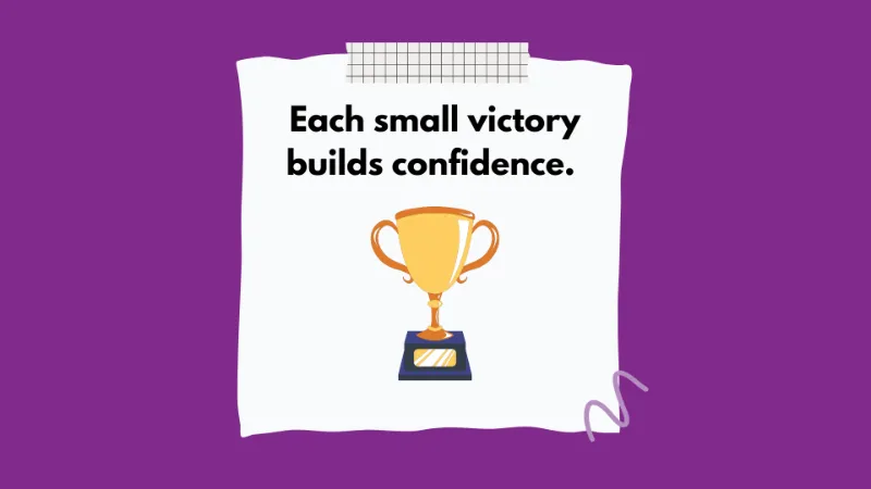 Trophy with information.